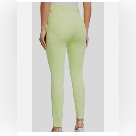 J Brand Green Skinny Jeans High-Waisted Stretch - Picture 2 of 7